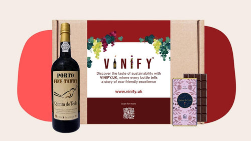 Quinta do Tedo 8-Year-Old Tawny Port with Artisan Port-Grape Chocolate – Luxury Gift Box